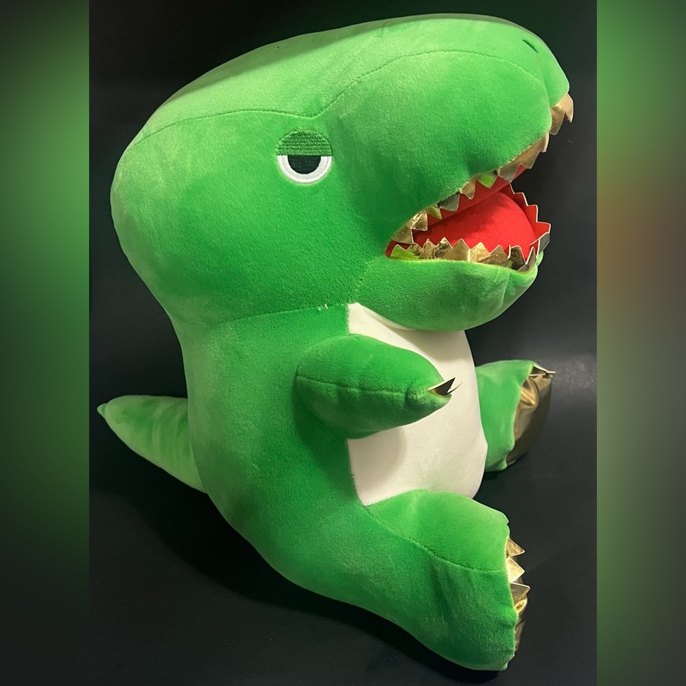 Dino T-Rex Green Dinosaur 16" Plush New w/ tags